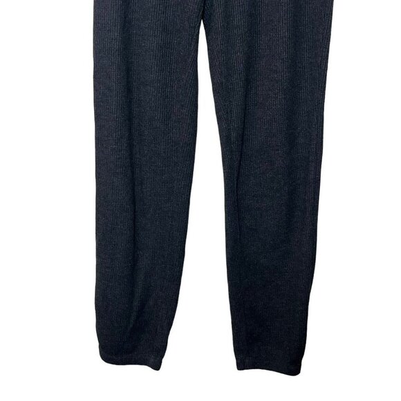 Rails Molly Waffle Lounge Pants Charcoal Women’s Size Small High Rise Tapered Le - Picture 4 of 11